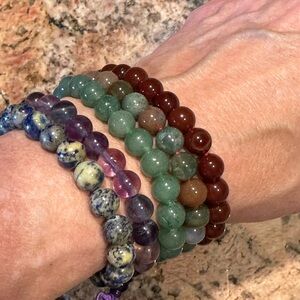 Healing stone bracelets